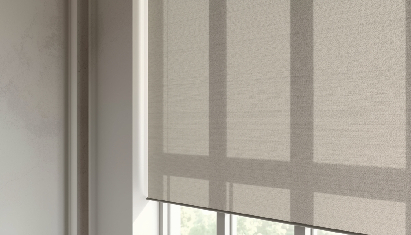 Modern motorized roller shades